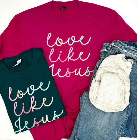 Love Like Jesus Soft Tees