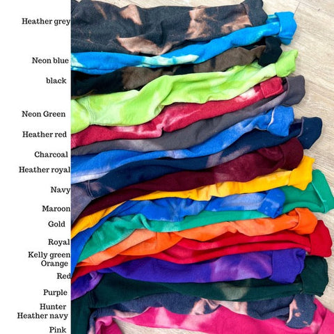 Acid Washed Sweatshirts ~ NON-heather colors