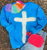 Grafitti Cross Sweatshirts