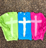 Grafitti Cross Sweatshirts