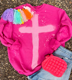 Grafitti Cross Sweatshirts