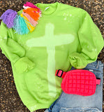 Grafitti Cross Sweatshirts