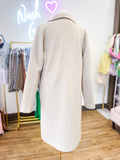 Juliette Taupe Mid-Length Coat