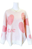 Love Pearl Heart Sweater