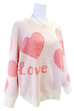 Love Pearl Heart Sweater