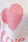 Love Pearl Heart Sweater