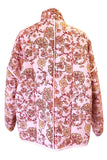 Pink Floral Lightweight Quilted Jacket